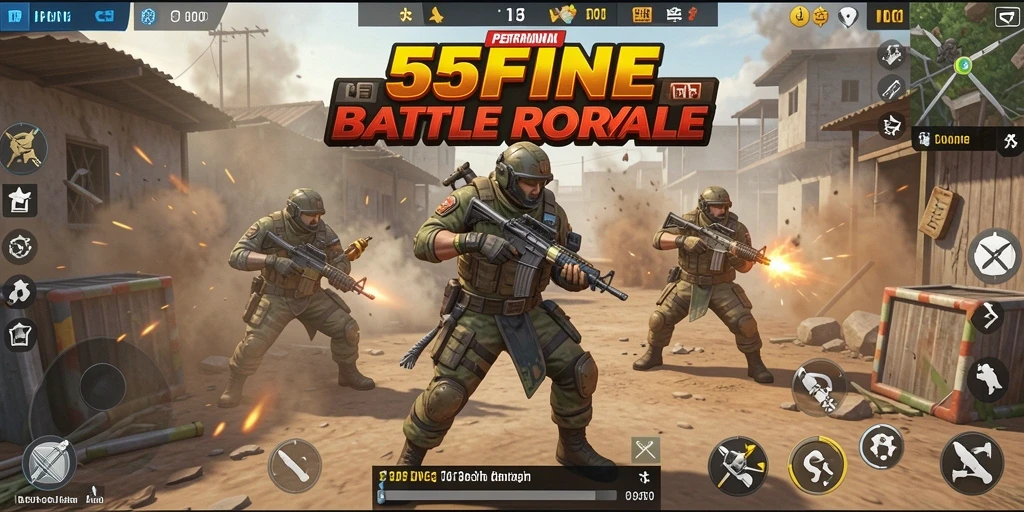 Tampilan aksi epik dari pertempuran di 55FIVE.