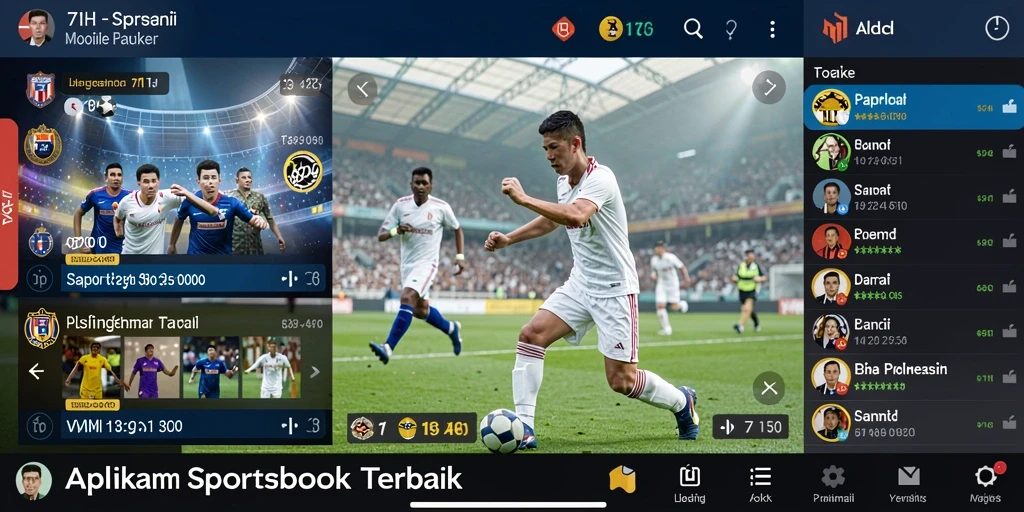 Screenshot gameplay Sportsbook 71H menunjukkan antarmuka yang menarik.