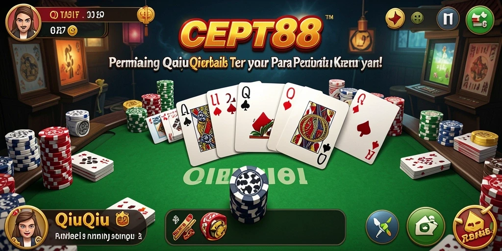 Screenshot utama gameplay QiuQiu di CEPAT88.