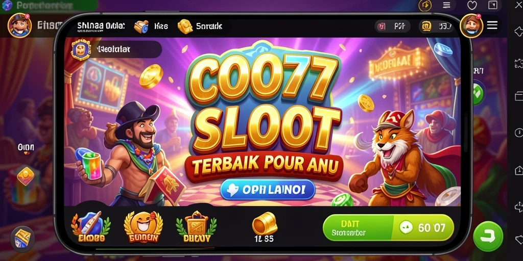 Tampilan gameplay slot COO77 yang seru dan menarik.
