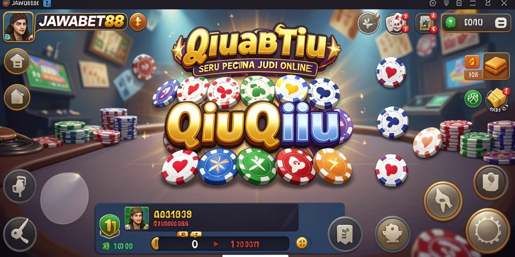 Screenshot gameplay JAWABET88 yang menampilkan suasana QiuQiu yang seru.