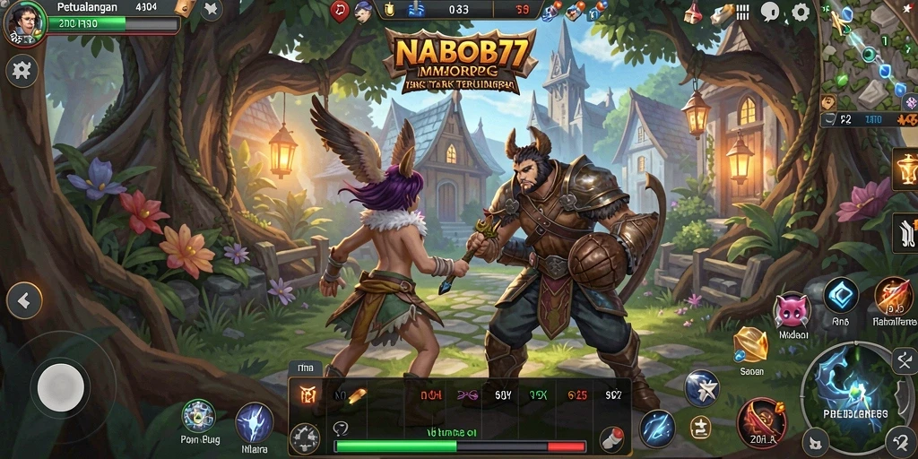 Screenshot menunjukkan aksi seru dalam NABOB77 dengan grafis menawan.
