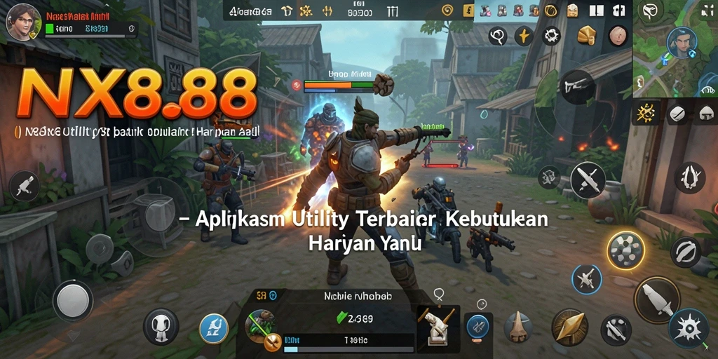 Tampilan antarmuka NX888 yang ramah pengguna untuk pengaturan tugas.
