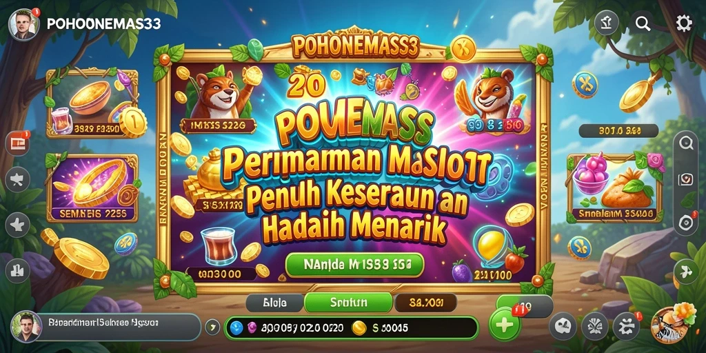 Tampilan gameplay menarik dari POHONEMAS33 yang menampilkan slot yang seru.