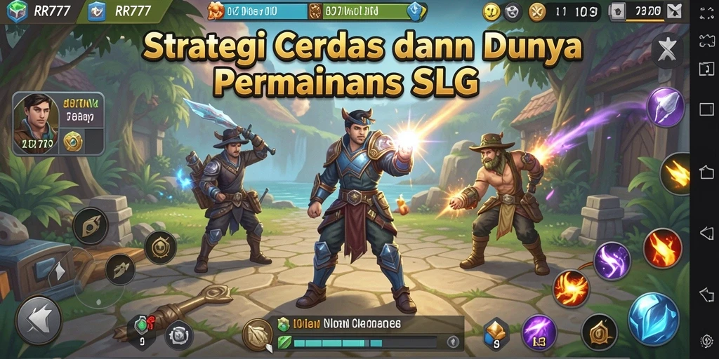 Tampilan gameplay menegangkan dan strategis di RR777.