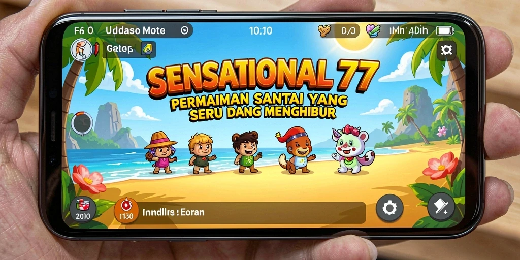 Tampilan gameplay menarik SENSATIONAL77 dengan berbagai level yang seru.