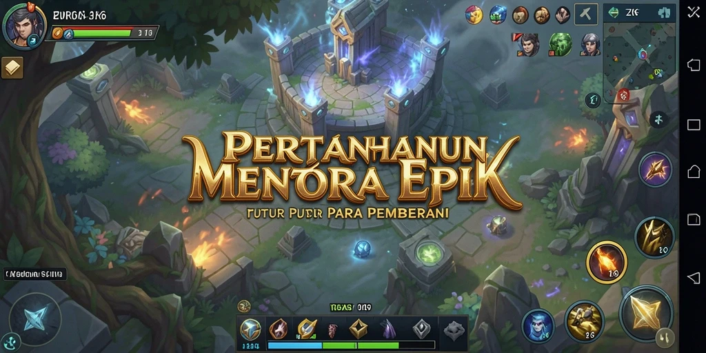 Tampilan mengesankan dari gameplay Tower Defense ZK6.